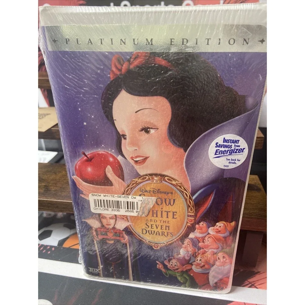 Snow White and the Seven Dwarfs (VHS, Platinum Edition) Brand New Factory Sealed